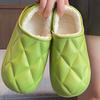 Bag Heel Waterproof Cotton Slippers Women's Winter New Outer Wear Plush Shoes Plush Slippers Couple Cotton Mop Slippers Cotton Shoes