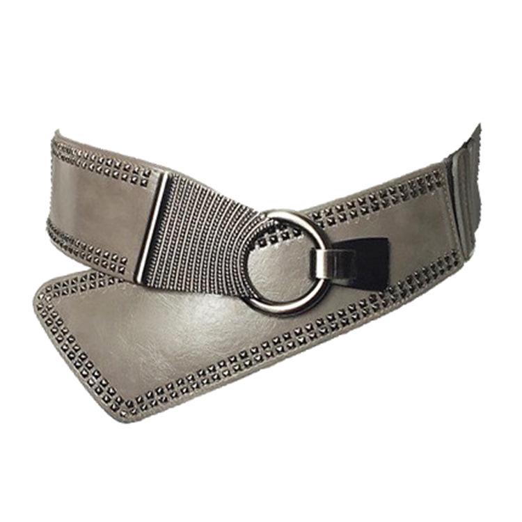 Модный женский пояс в корейском стиле — универсальный, декоративный и широкий, идеально подходит к юбкам.