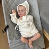 BZDOLL Realistic 48cm 19inch Reborn Baby Doll with 3D-Paint Skin, Soft Touch Vinyl Newborn Bebe Girl Toy Art Christmas Present