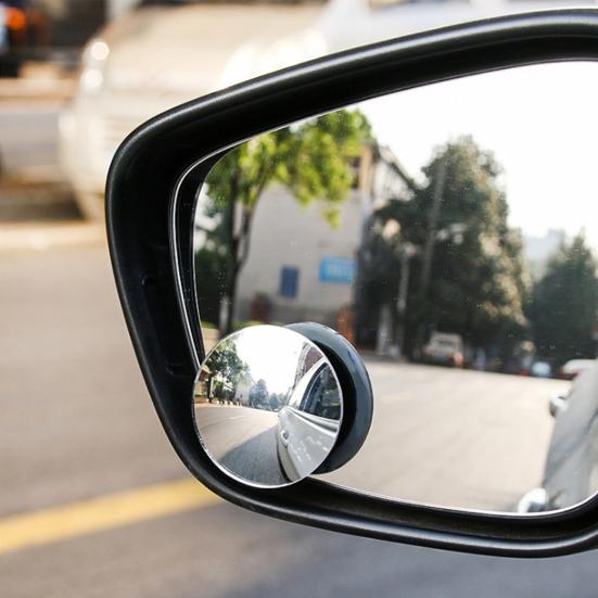 Автомобильные аксессуары, 2 шт., выпуклое зеркало заднего вида, прозрачное, вращение на 360 градусов, широкий угол, автомобильное выпуклое парковочное зеркало без оправы, вождение для заднего хода
