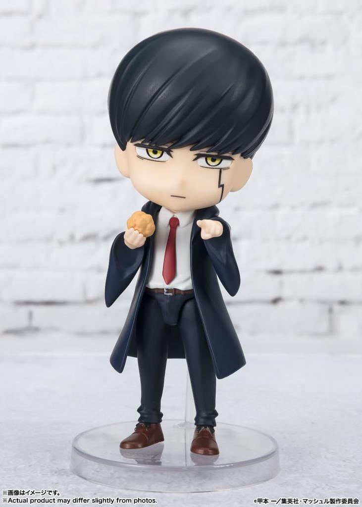 TAMASHII NATIONS Figuarts mini Mashle Mash Обожженная 90 мм окрашенная подвижная фигурка Прибл.. АБС и ПВХ