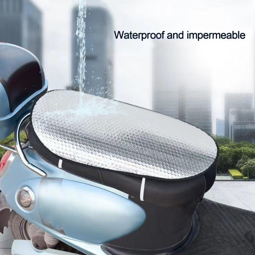 Waterproof Electric Bicycle Cushion Aluminum Foil Sunscreen Scooter Pad  for Summer