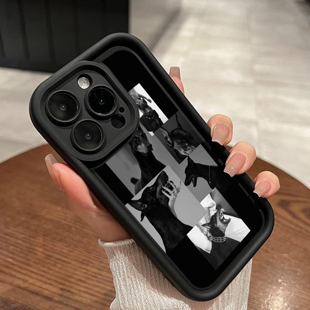 LZ14 Dog Doberman Animal Art силиконовый чехол для телефона Xiaomi 11 Lite 5G 14T Redmi 14C 13C A3 Note 12 11 9 10 13 Pro Plus противоударный задний чехол