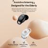 Мини-слуховой аппарат, беспроводные Bluetooth-наушники-вкладыши для пожилых людей с сильной потерей слуха, портативный усилитель слуха, удобный
