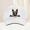 Улыбающийся GerUnisex Мультяшная шапка-бейсболка с овчаркой Весна и Лето Snapback Кепка Повседневная Уличная одежда Спортивная шапка