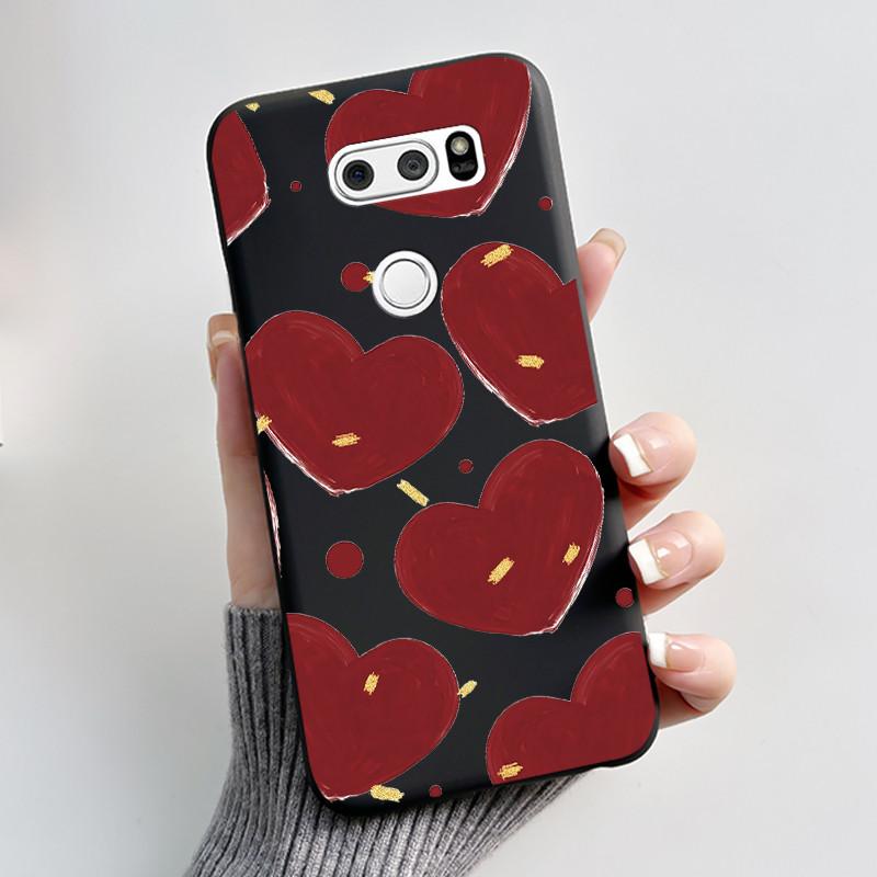 Милый Чехол Для LG V30 V30+ Plus Funda LG V30s ThinQ Capa LG V35 ThinQ Печатный Корпус Защитная Крышка Мягкий Силикон Мультяшные Чехлы