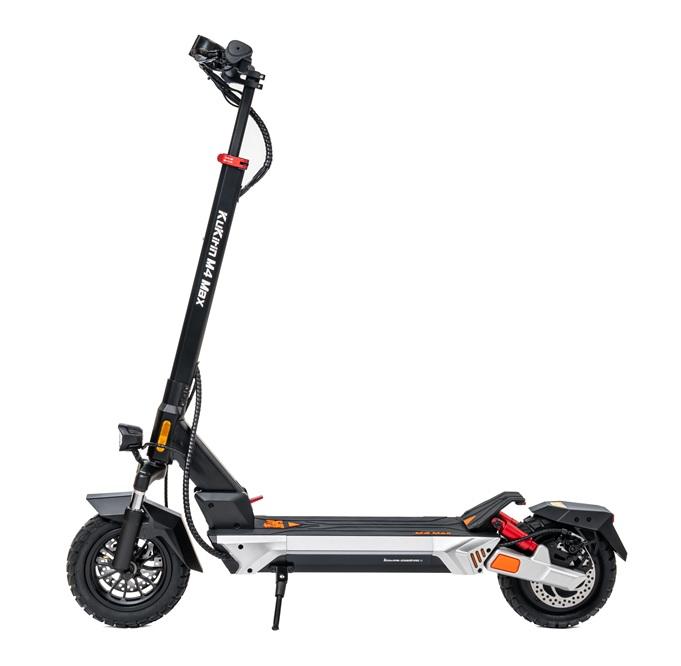 KuKirin M4 Max foldbar elektrisk scooter 800W, 48V 18,2Ah batteri, tophastighed 45 km/t, 10 tommer dæk, støddæmper for og bag