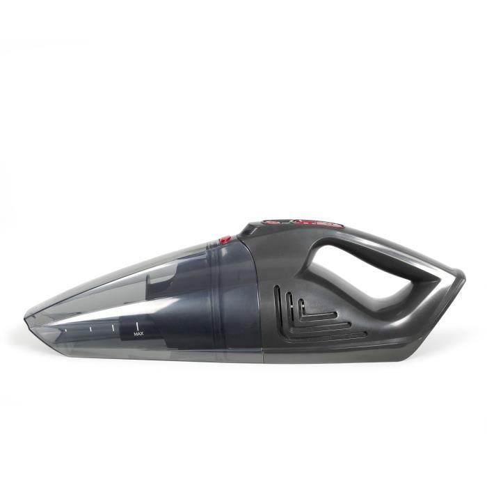 Aspirateur à main eau et poussières - LIVOO - DOH137R - 70 W - 2 en 1 - Filtre lavable - Réservoir 150 / 550 ml - Gris / Rouge