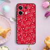 Красный чехол для телефона Bandana Paisley для Redmi Note 13 9 10 11 12 Pro Plus 10S 11S 12S Redmi 12 9C 10C 12C 13C Cover
