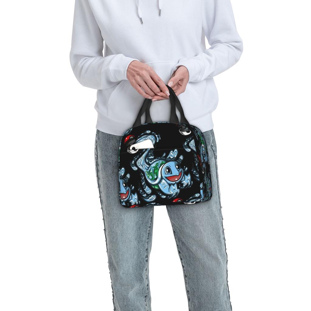 Custom S-Squirtles Lunch Bag Women Thermal Cooler Insulated Lunch Boxes for Adult Office