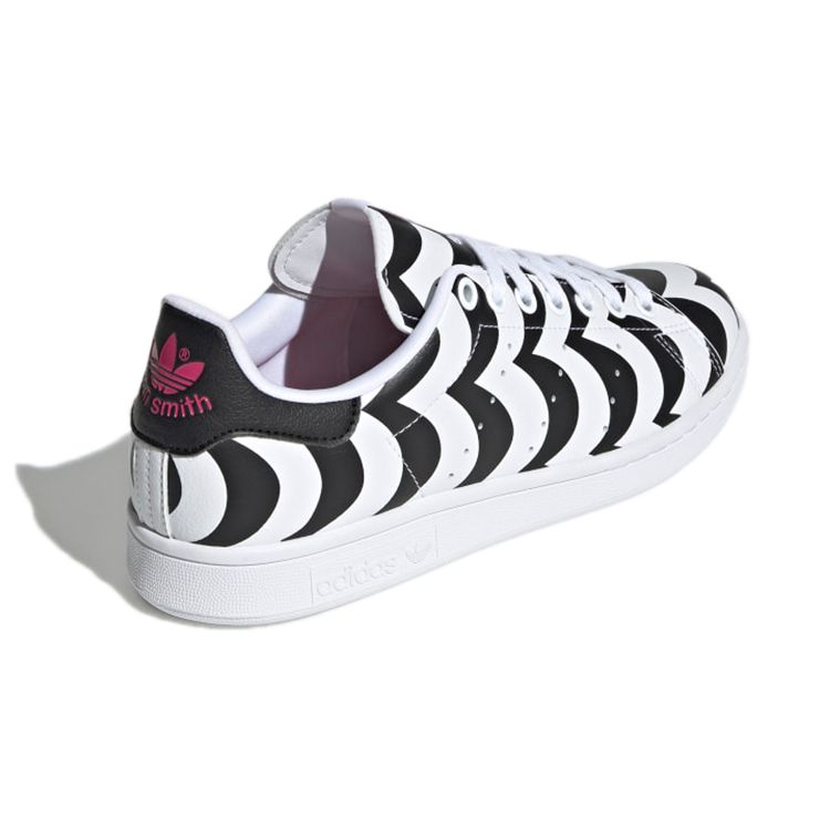 Marimekko x adidas Stan Smith Laine Wave Женские кроссовки Белый Основной черный Командный настоящий маджента H05757
