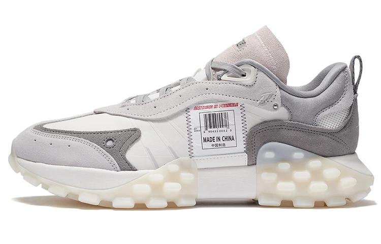 Li Ning Overload Low top Casual Shoes Men's Gray White AZGS033-2