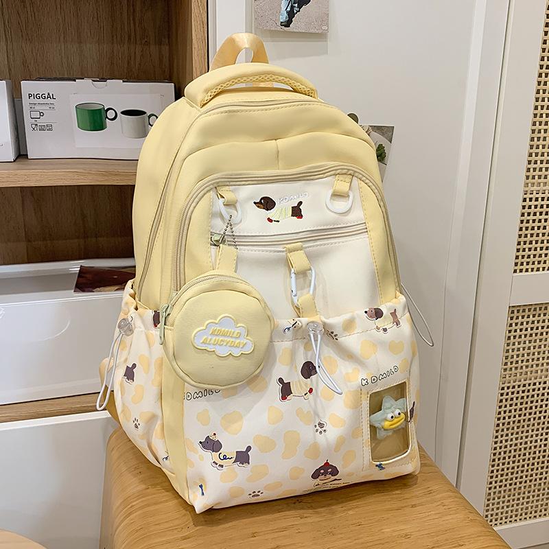 Японские Ins Милая Девочка Джокер Высокой Вместимости Школьные Рюкзаки для Младших и Старших Классов Повседневные Рюкзаки Модные Рюкзаки