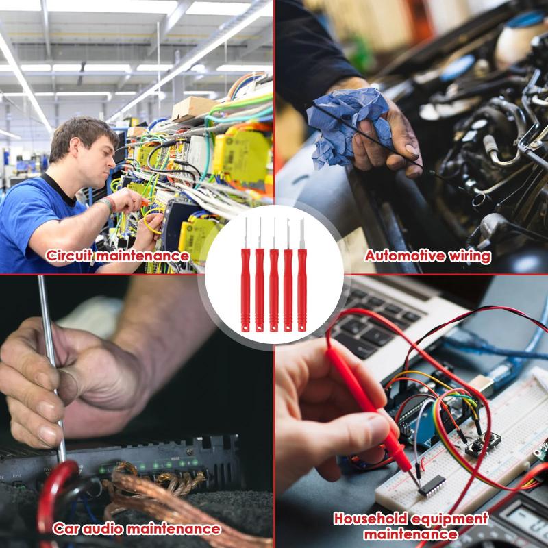 36Pcs Terminal Pin Removal Tool Kit Stainless Steel Pin Extractor Tool Reusable Electrical Wire Connector Pin Release Tool Auto