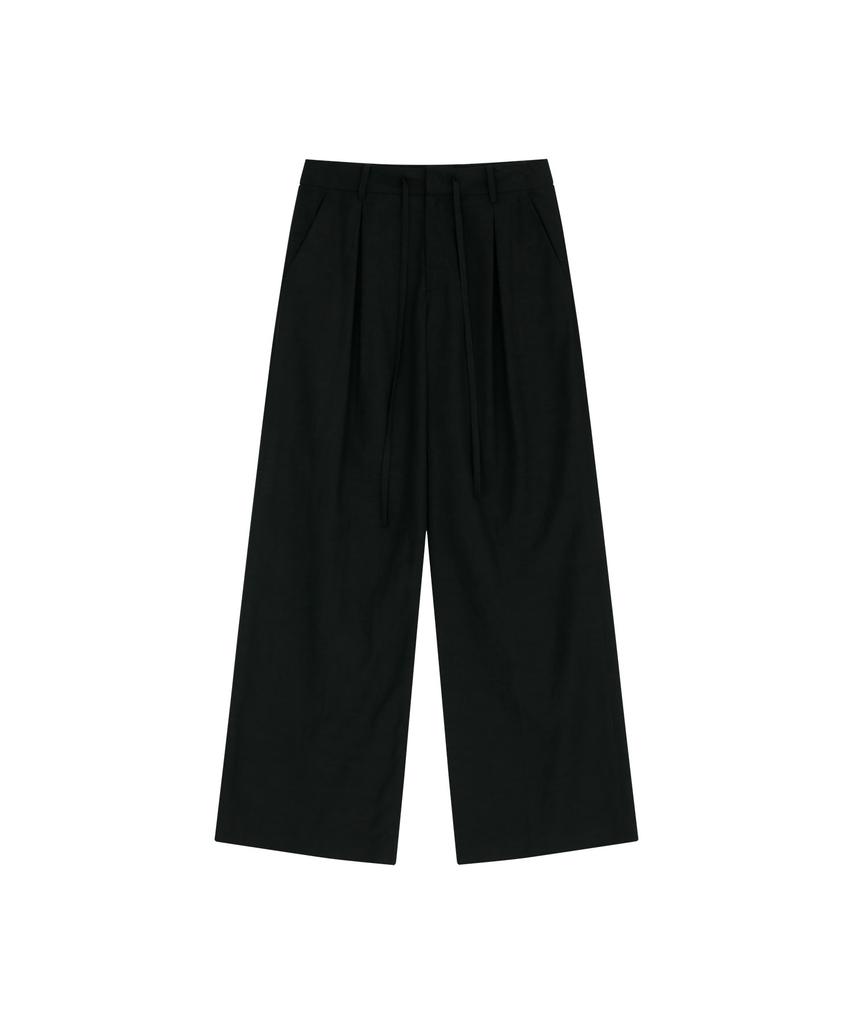 VIS A VIS Tencel Linen Pants (Black)