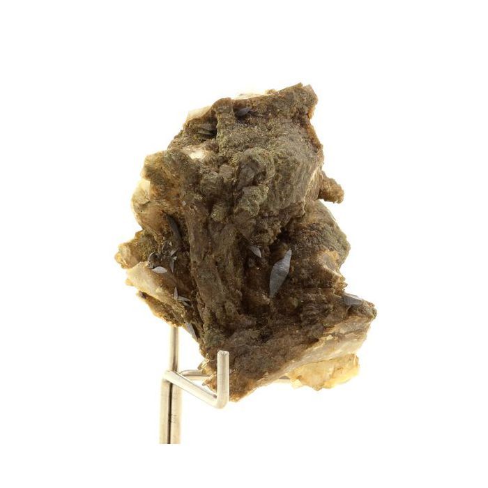 Pierres et Minéraux. Anatase + Quartz. 147.5 ct. Col de La Madeleine, Savoie, France.