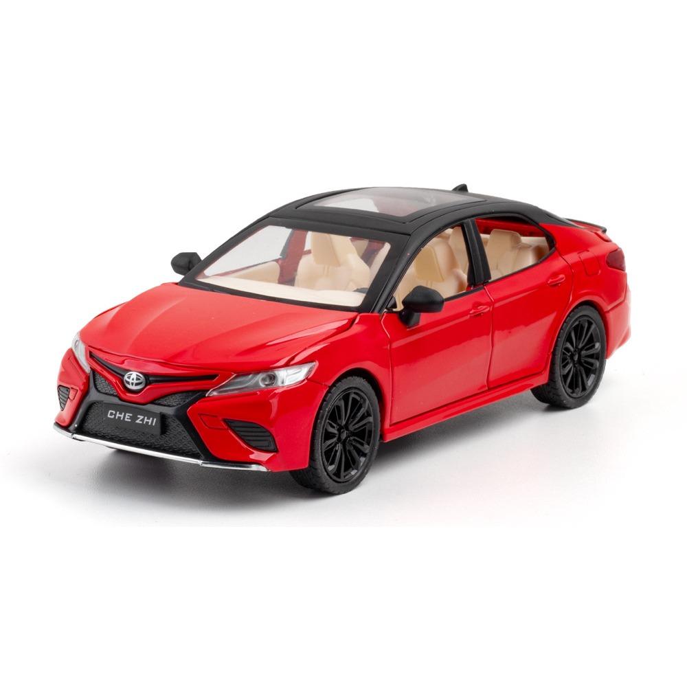 1/24 Scale Toyota Camry Alloy Car Model Light Sound Effect Diecast Car Toys for Boys Birthday Gift Kids Toys Car Collection