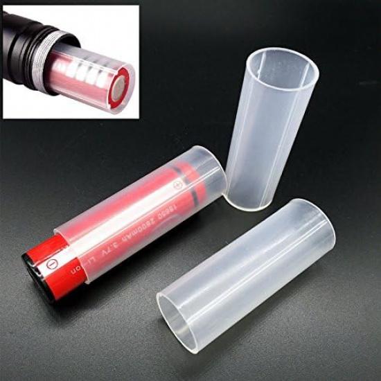 3 шт. Защитный чехол для аккумулятора 18650, Разделитель для аккумулятора 18650, Конвертер-держатель для аккумулятора 18650 (Батарейки не входят в комплект) - 3 шт.