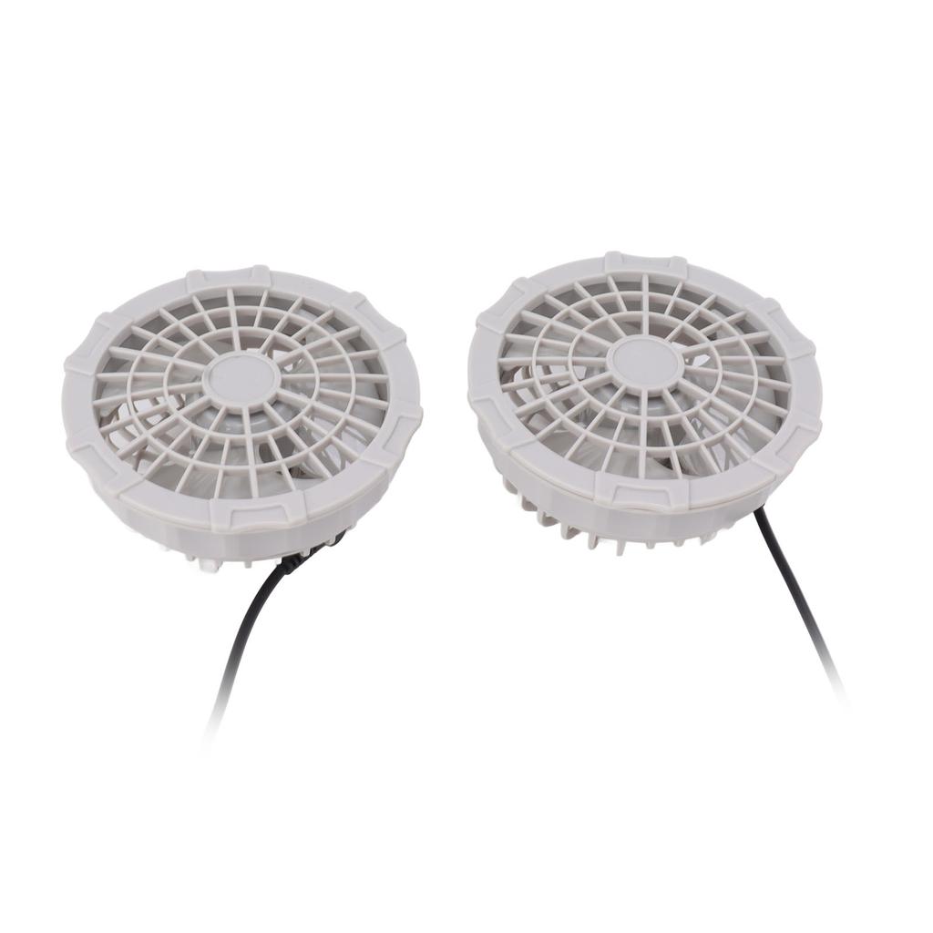 5 В Носимый Охлаждающий Жилет Вентилятор USB Одежда с Кондиционером Вентилятор Регулируемый Двухголовый Охлаждающий Воздушный Вентилятор