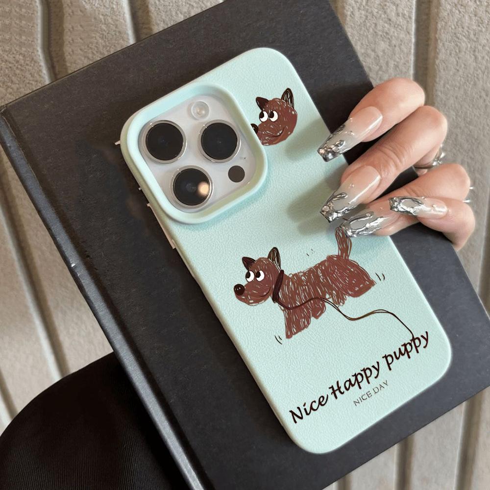 Роскошный мягкий кожаный чехол для телефона iPhone 16 Pro Max Funda iPhone 15 13 11 14 Plus 12 16promax 15promax 13promax мультяшные чехлы