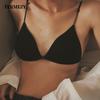 Women Sexy Front Closure Bra Fashion Girl Lingerie French Bralette Comfortable Underwear No Steel Ring Breathable Brassiere