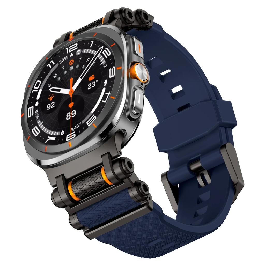 Резиновый спортивный ремешок для Samsung Galaxy Watch 7 Ultra 47 мм Силиконовый браслет для Galaxy Watch Ultra 47 мм Запасные аксессуары