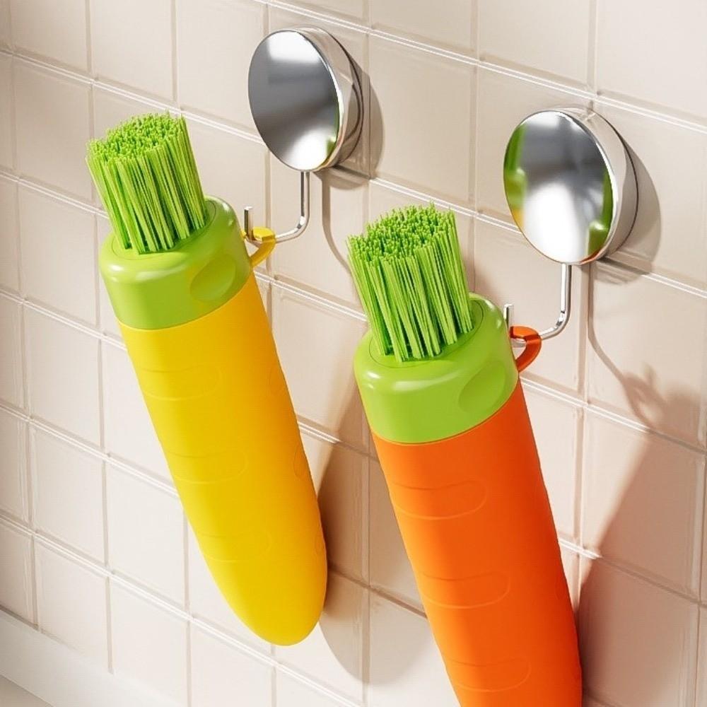 Silicone Vegetable Peeler Handheld Ginger Scrubber New Garlic Peeler  Food Cleaning