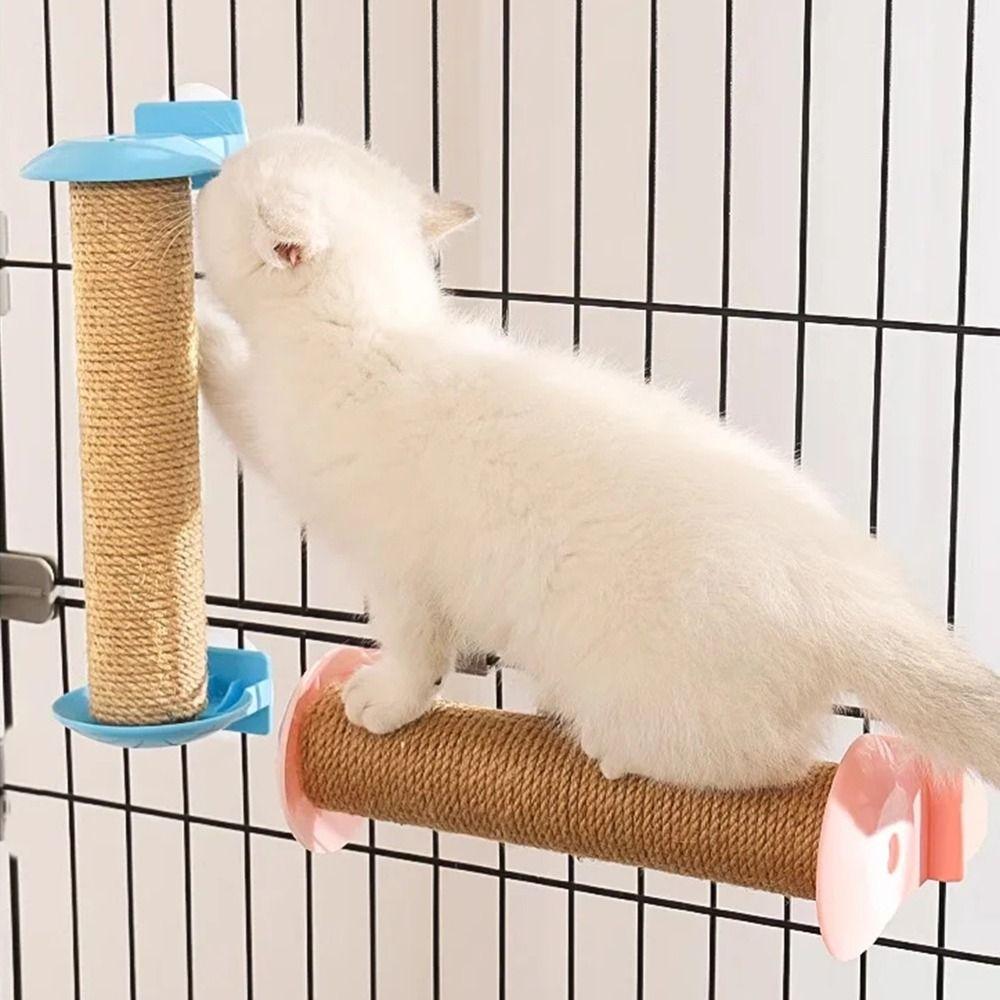 50CM Height Cat Scratching Post Non-Debris Cat Climber Toy Fun Sisal Rope Scratching Pole Play