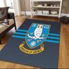 Sheffield Wednesday Flannel Pattern Square Carpet,Area Rug,Carpet Rug for Living Room Bedroom Sofa Playroom Decor,Non-slip Floor Mat