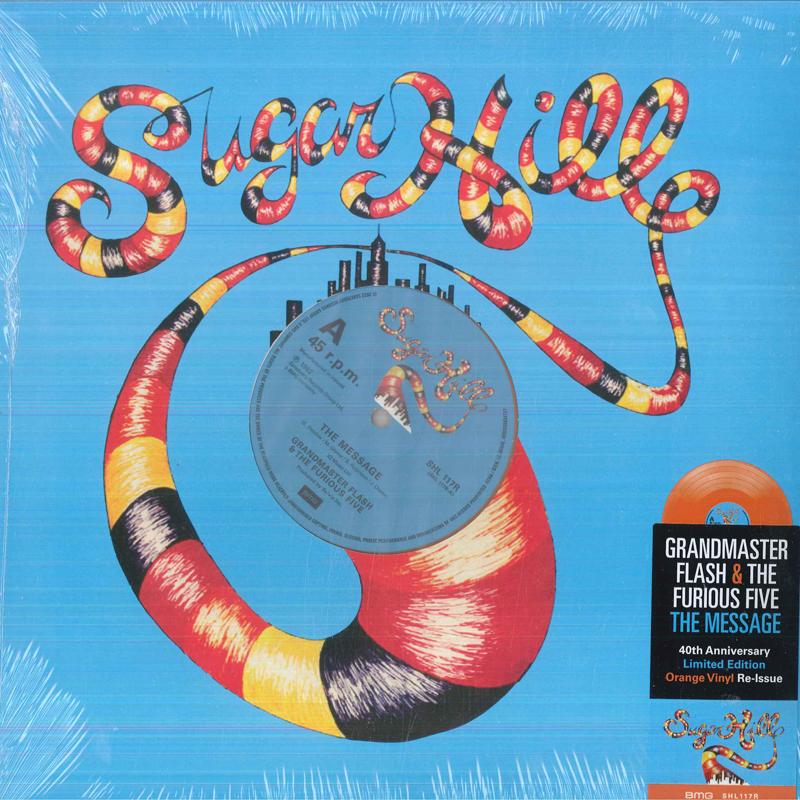 Виниловая пластинка GRANDMASTER FLASH THE FURIOUS FIV Message Оранжевый винил SHL117RORANGE SUGAR HILL 2022 Великобритания Танцевальная Электроника