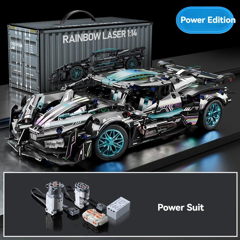 1:14 Технических Гоночных DIY Спортивных Автомобилей Строительные Блоки Игрушки Сборка Блочного Автомобиля Игрушки, предназначенные для Дня Рождения Ребенка плюс Рождественский Подарок