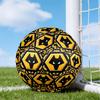 Wolves Football Club Emblem Printed Size 5 Soccer Balls, High-Quality, Anti-Slip, Protective Football, A Unique Gift , Birthdays, Christmas Gifts