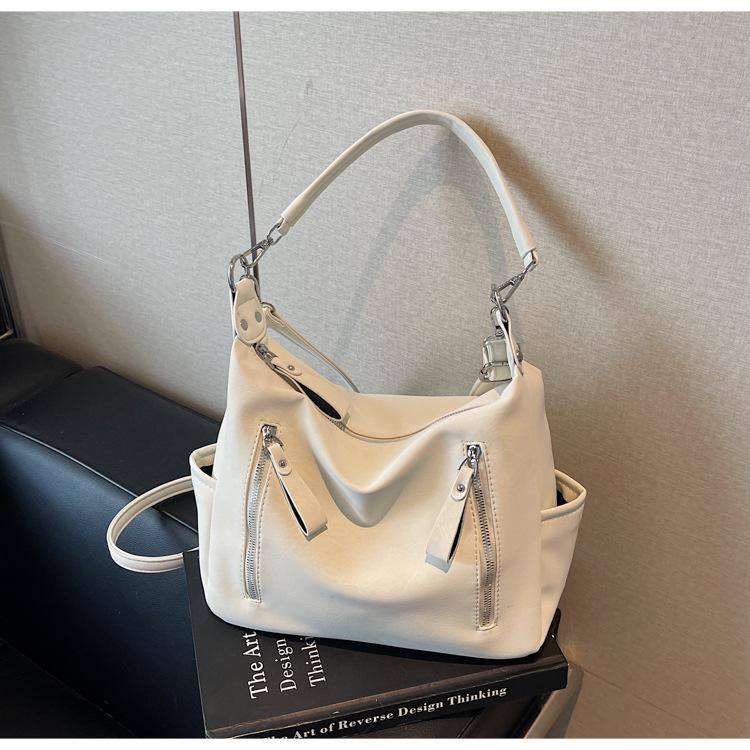 Винтажная повседневная женская сумка кроссбоди: Европейский и американский стиль, большая вместимость, высококлассная сумка-тоут для модного образа