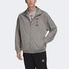 adidas Originals Trefoil Logo Print Спортивная куртка с воротником-стойкой Мужская куртка Серая FS7332