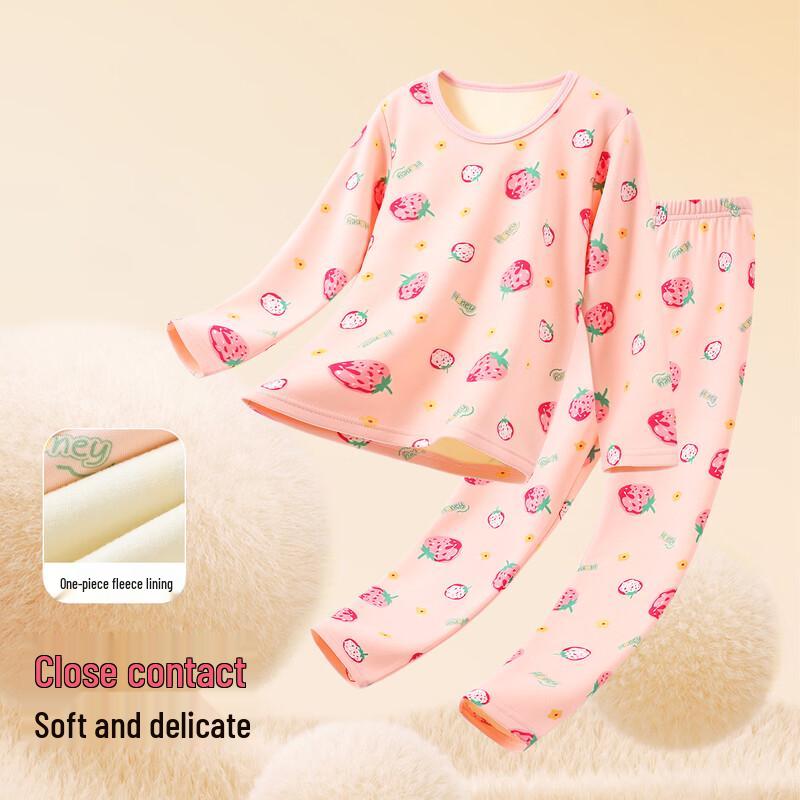 DEESHA Girls' Thickened Thermal Underwear Set