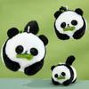 Windup Toy 1PCS Wagging Tail Panda Doll, Pull The String Will Move The Plush Doll Creative Key Pendant Children's Toy