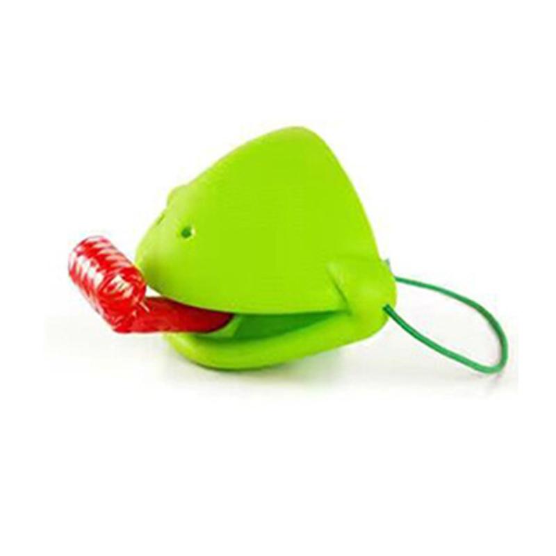 1pc Chameleon Lizard Mask Wagging Tongue Lick Cards Board Games for Children Family Party Toys Antistress Funny Desktop Game Toys