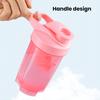 1 Set 400ML Water Cup Leak-Proof Portable Shaker Bottle High-temperature Resistant Shaker Cup for Drinks Milk