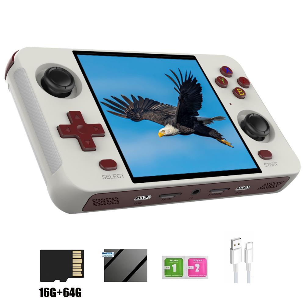 НОВАЯ R40S Retro Pocket 720*720 4-дюймовый Ips-экран со встроенным WIFI RK3566 с открытым исходным кодом портативная игровая консоль для мальчиков детские подарки