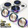 3Pcs Metal Lens Protector Glass For iPhone 16 13 12 11 14 15 Pro Max Mini Camera Lens Protection Film For iPhone 16 14 15 Plus 4