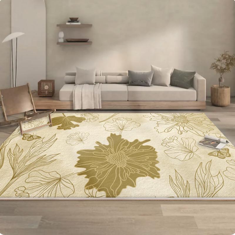 Luxurious Cotton and Imitation Cashmere Carpet for Living Room, Bedroom, and Sofa Area