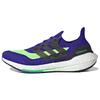 UltraBoost 21 Sonic Ink Screaming Green Unisex Sneakers Blue Core-Black S23873