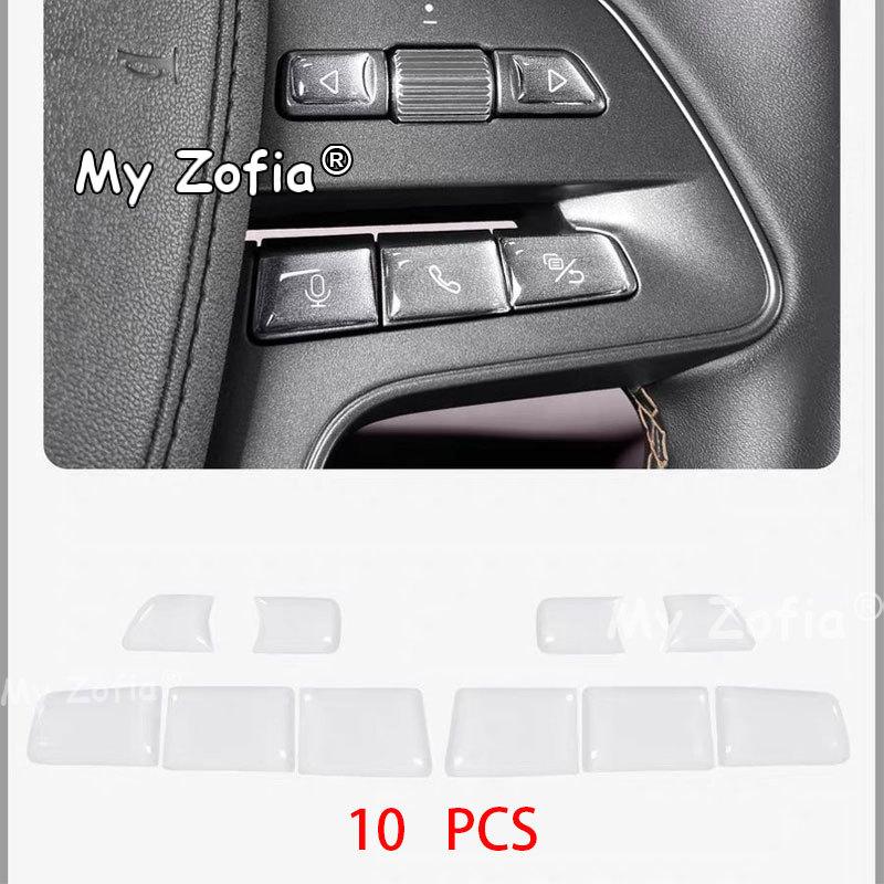 For BYD Atto 3 2026 Car Steering Wheel Drip Glue Button Stickers Car Cover Protective Decals Interior Protection Accessories