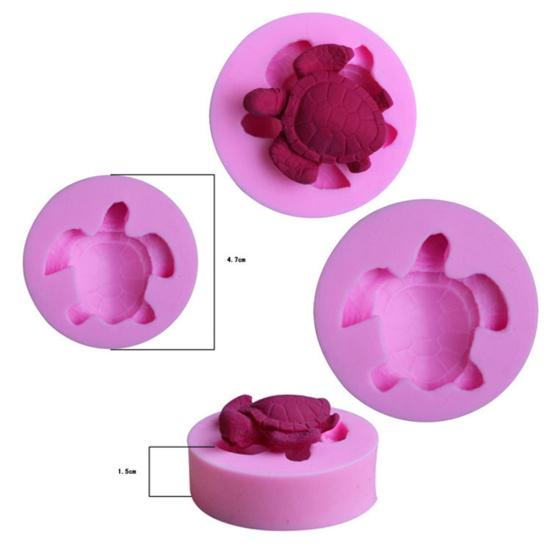 Turtle Cake Mold Fondant Soap Cookie DIY Mould Kitchen Baking Tool Accessories