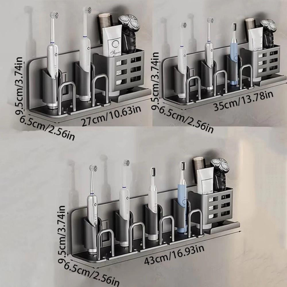 Waterproof Electric Toothbrush Holder Multi-Functional Hanging Toothbrush Stand Electric Shaver