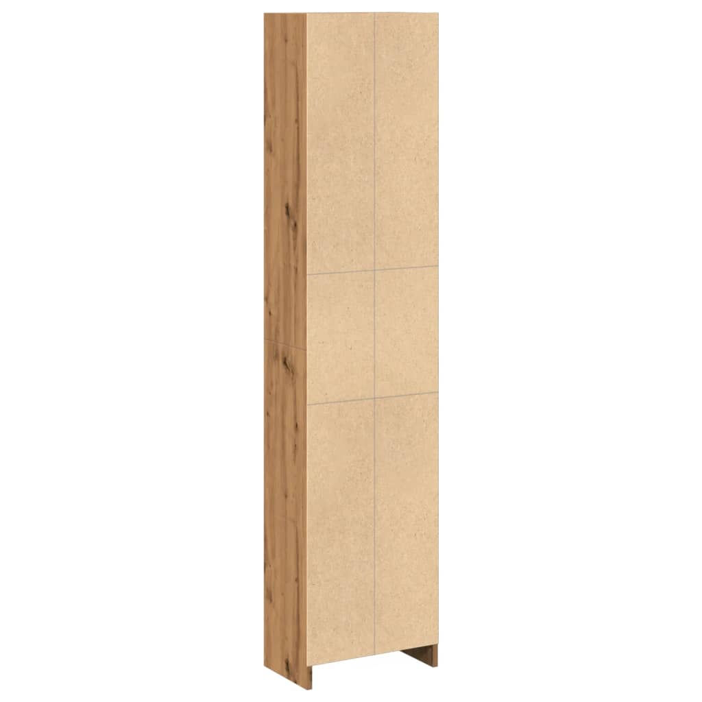 Vidaxl Regał, Dąb Artisian, 40X24X176 Cm, Materiał Drewnopochodny