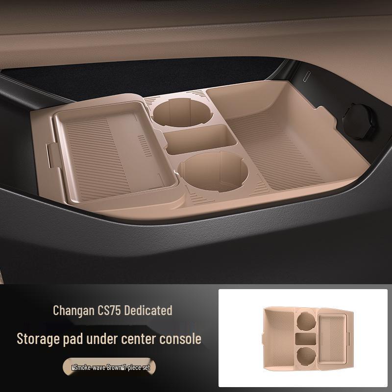Совместимо с силиконовыми контейнерами для хранения, футлярами для очков и аксессуарами для центральной консоли для 25 моделей Changan CS75.