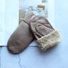 Children's Sheepskin Fur Mittens Colored Leather Gloves Thick Boys and Girls' Outdoor Wind Cold Waterproof Winter Warmth