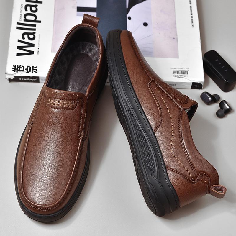 Мужские лоферы из натуральной кожи, удобная повседневная обувь для вождения, высококачественная коровья кожа, деловая мужская обувь ручной работы на плоской подошве для мужчин