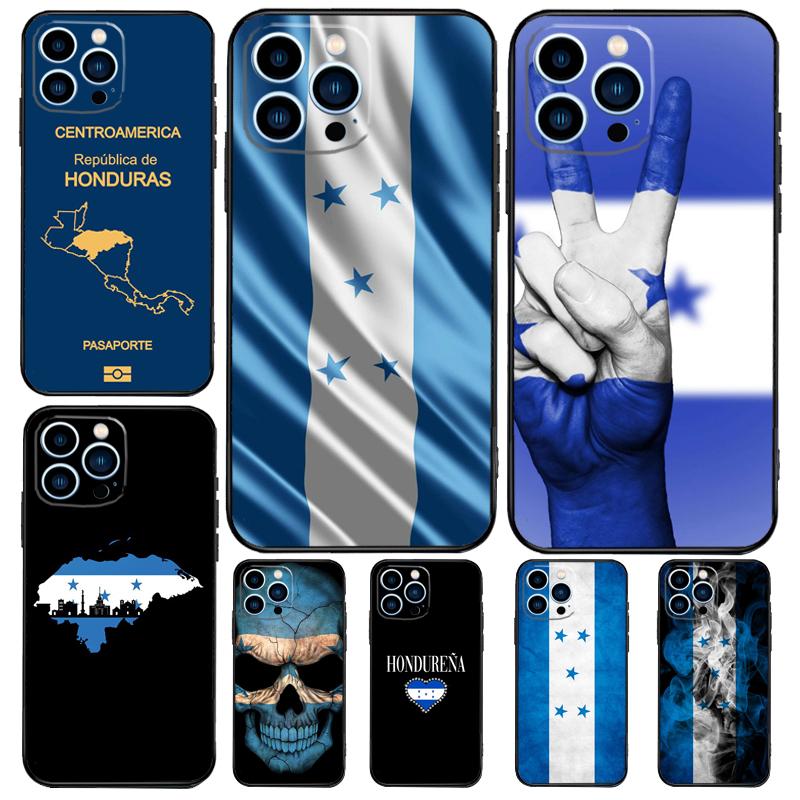 Honduras Flag Phone Case For iPhone 15 16 14 13 12 11 Pro Max Mini Plus XS X XR Back Cover